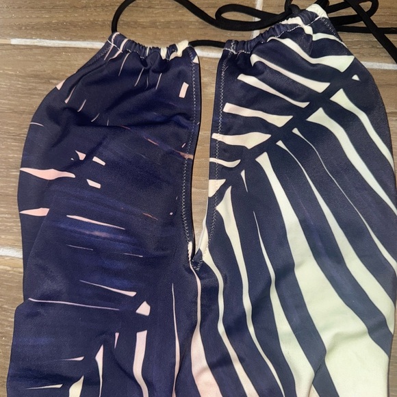 NWT VICTORIA'S SECRET PINK SMALL TROPICAL FLORAL PALM KEYHOLE ONE PIECE SWIMSUIT - Picture 6 of 11